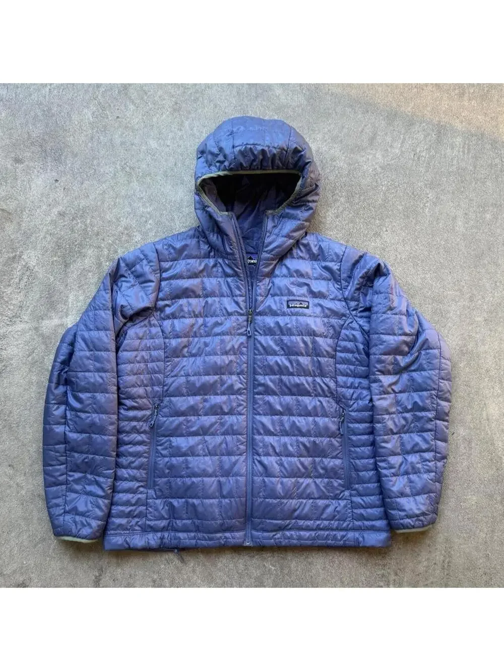 Patagonia blue nano puffer jacket